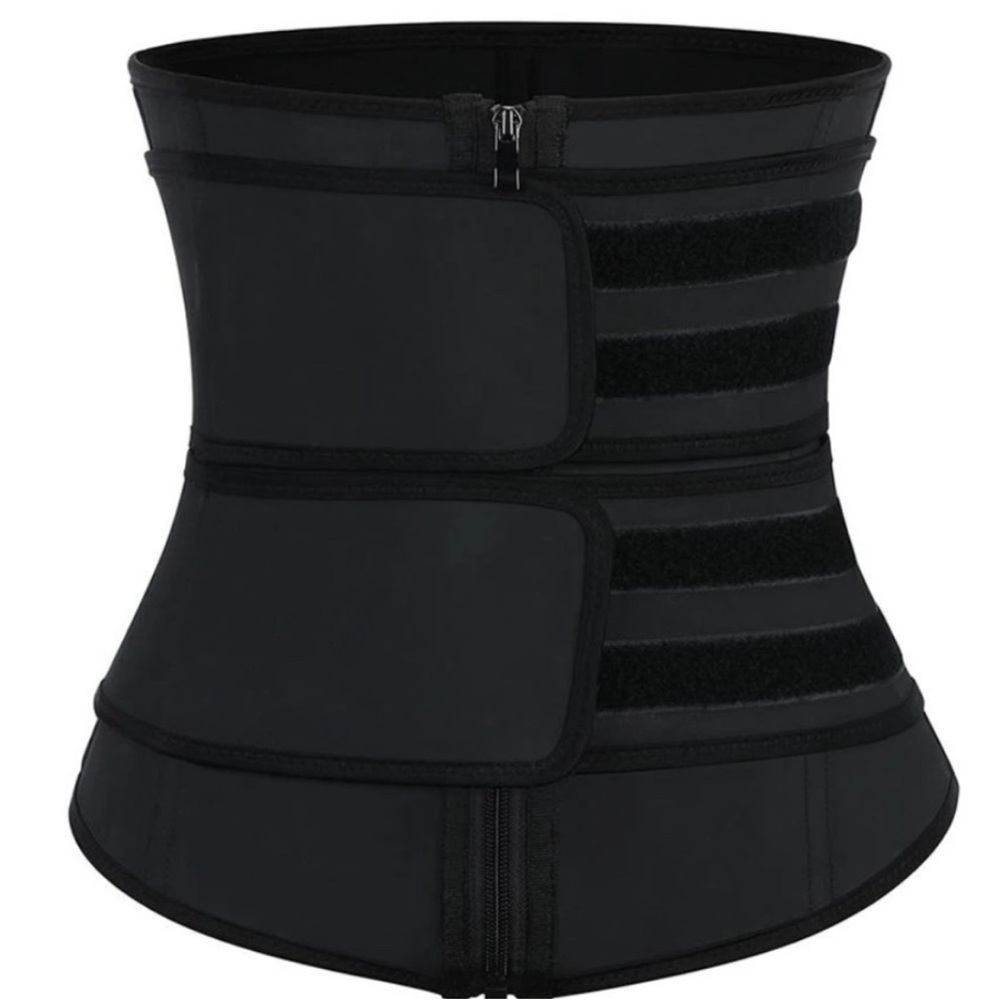 Womens Corset Latex Waist Trainer Shapewear - Picture 7 of 13